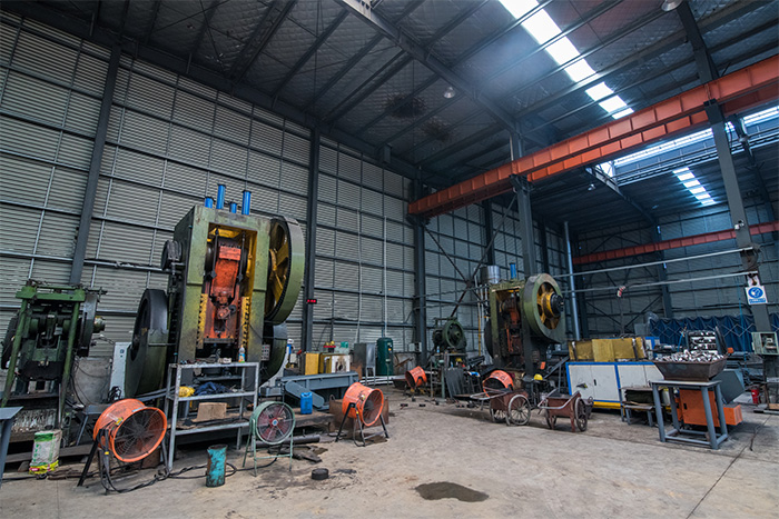 湘西网架配件-锥头加工车间